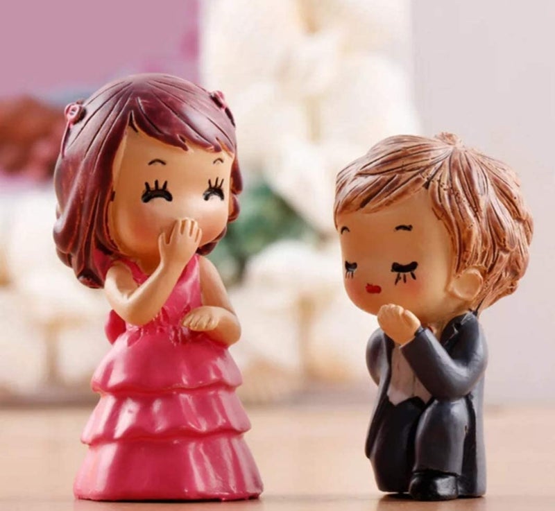 Chocozone Love Miniatures I Love You Gifts for Girlfriend Proposal Gift Valentine Gift for Girlfriend Decoration Piece ( 1 Set) Multicolor - Image 2