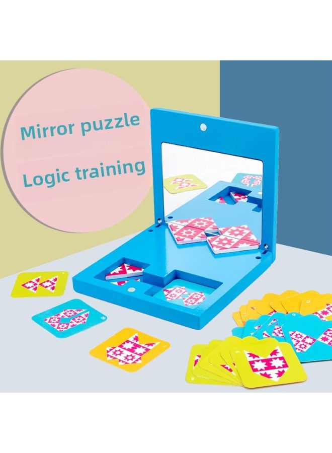 Children's Perspective Mirror Space Thinking Logic Training Board Game Baby Benefit Intelligence Mirror Puzzle Early Education Toys-Color:Mwsc-mirror Puzzle - Image 3