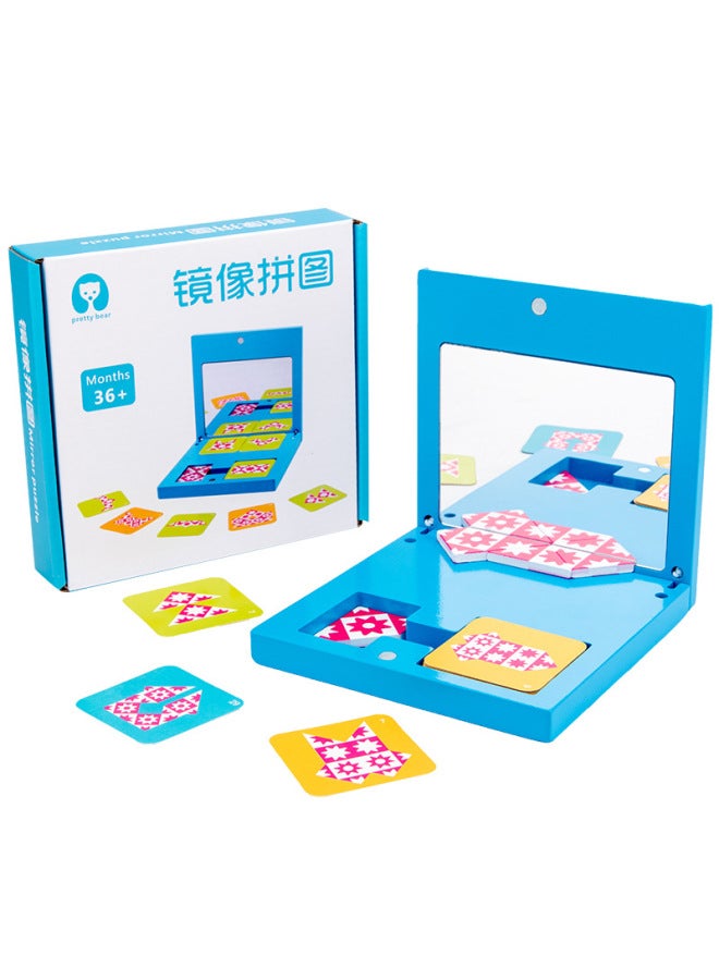 Children's Perspective Mirror Space Thinking Logic Training Board Game Baby Benefit Intelligence Mirror Puzzle Early Education Toys-Color:Mwsc-mirror Puzzle - Image 2