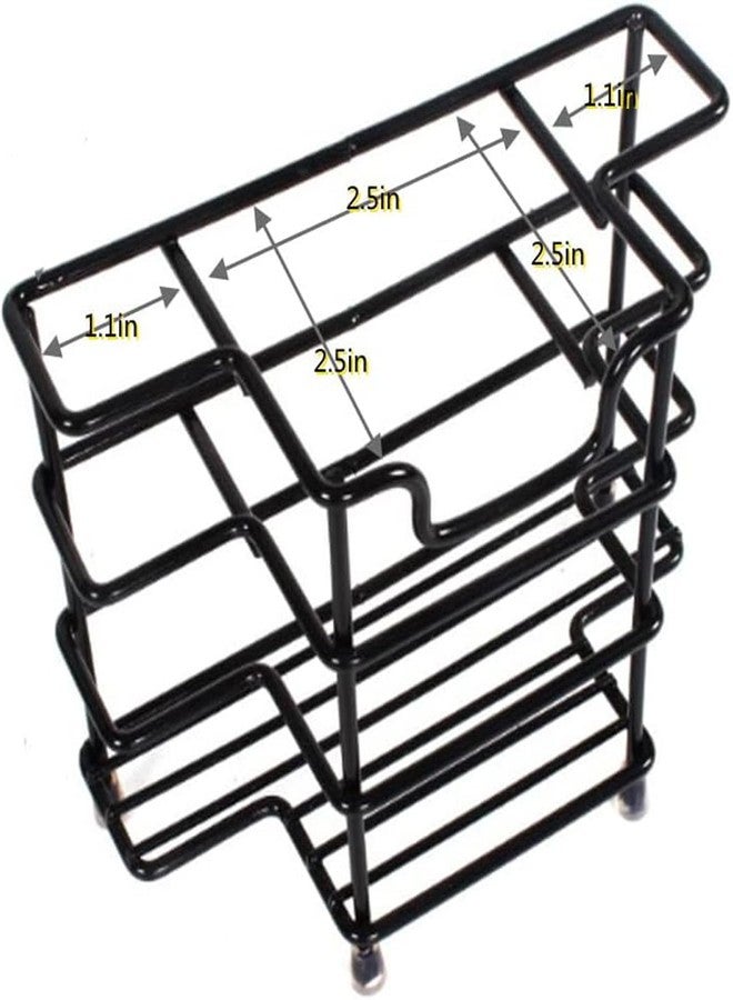 Wbbog Toothbrush Toothpaste Holder for Bathroom Wall Mount 3 Slot(Medium) - Image 4