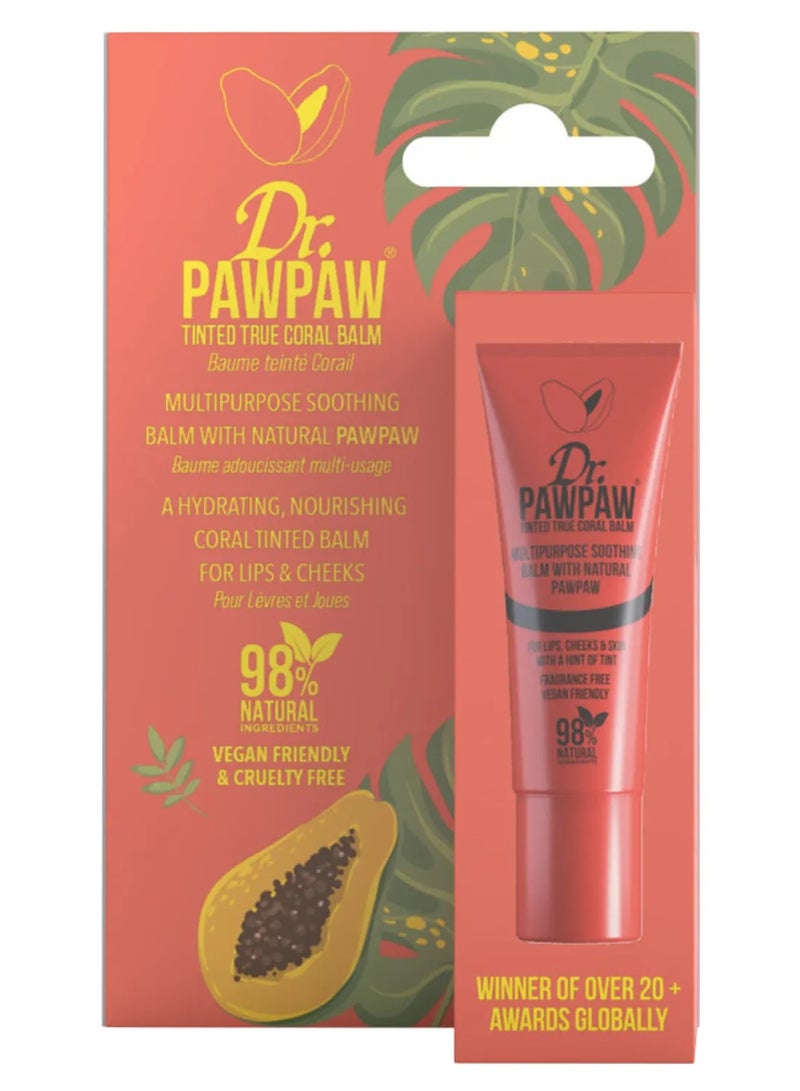 Dr.PAWPAW Dr. Pawpaw Tinted True Coral Balm 10ml