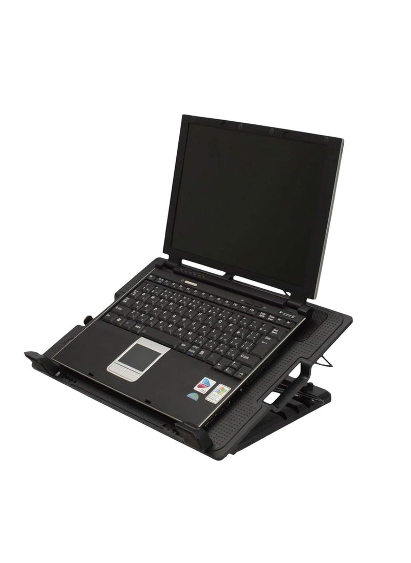 Ergostand Laptop Cooling Pad for MacBook, Adjustable Laptop Stand with Fan,  Quite Fans, Metal Mesh Design, Ergonomic Laptop Cooler for ThinkPad, Dell, HP, Surface, Gaming Laptop  - Image 2