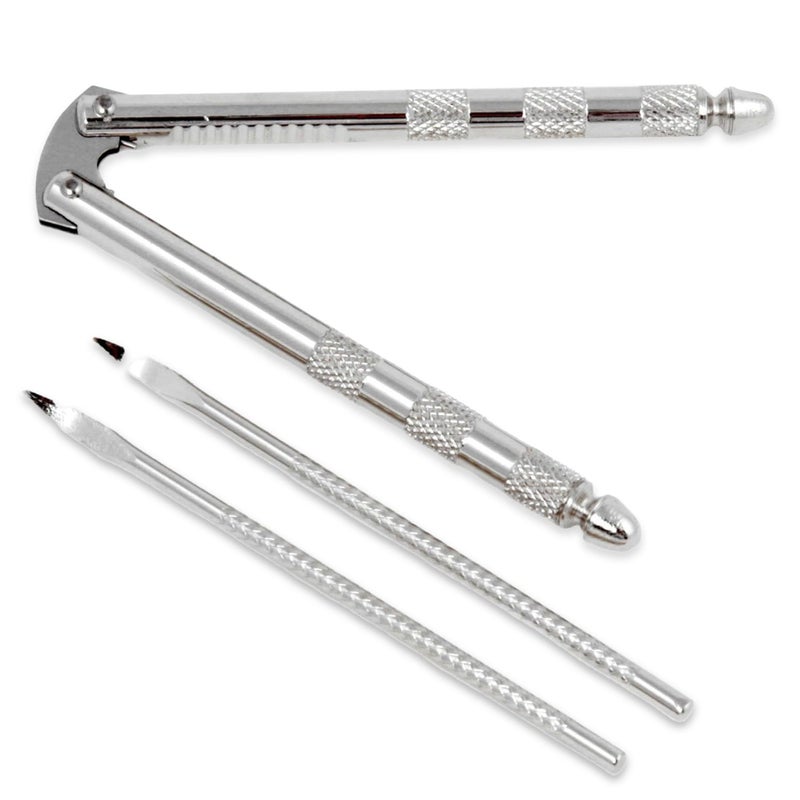 Chef Craft Classic Nut Cracker with Picks 675 inch Stainless Steel