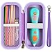 GWCASE Case Compatible with 3Doodler Start Essentials 3D Printing Pen for Kids Travel Organizer Carryer for Filament Refill Packs MicroUSB Charger Box OnlyPurple - Image 3