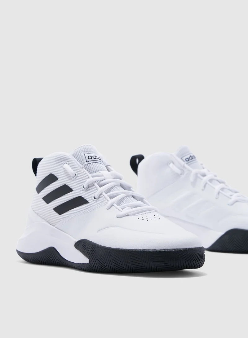 Adidas Own The Game Basketball Mens Sneakers Shoes Mid