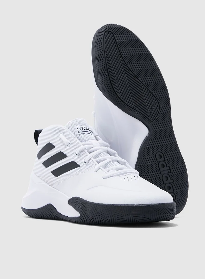 Adidas Own The Game Basketball Mens Sneakers Shoes Mid