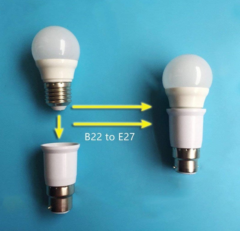SVDK B22 to E27 Lamp Base Led Bulb Converter Adapter Ceiling Fan Light Bulbs Socket for Bluetooth Smart Bulb 4 Pcs - Image 4