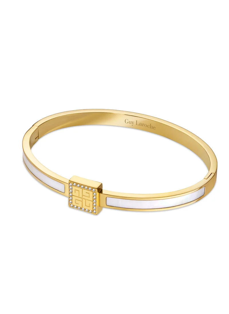 Guy Laroche Eva Gold Plated Bracelet Bangle For Women