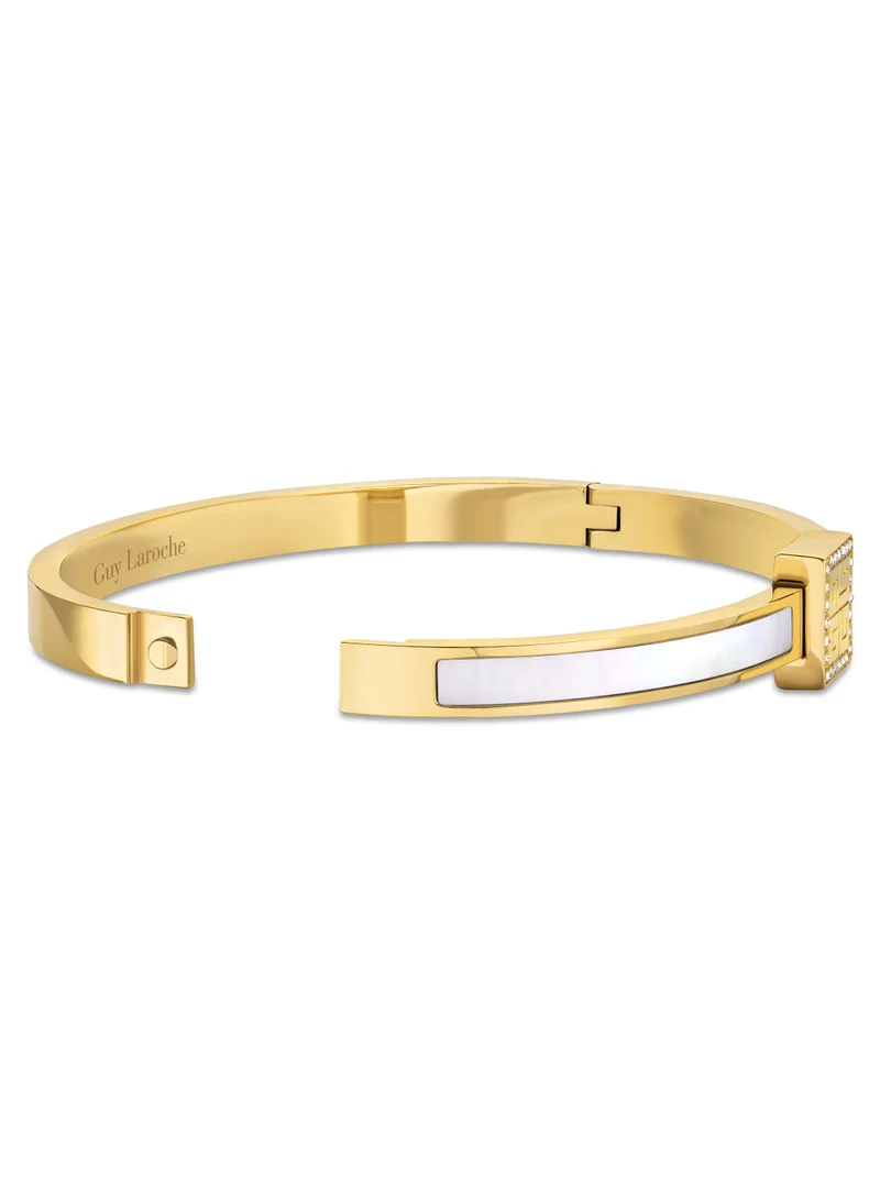 Guy Laroche Eva Gold Plated Bracelet Bangle For Women