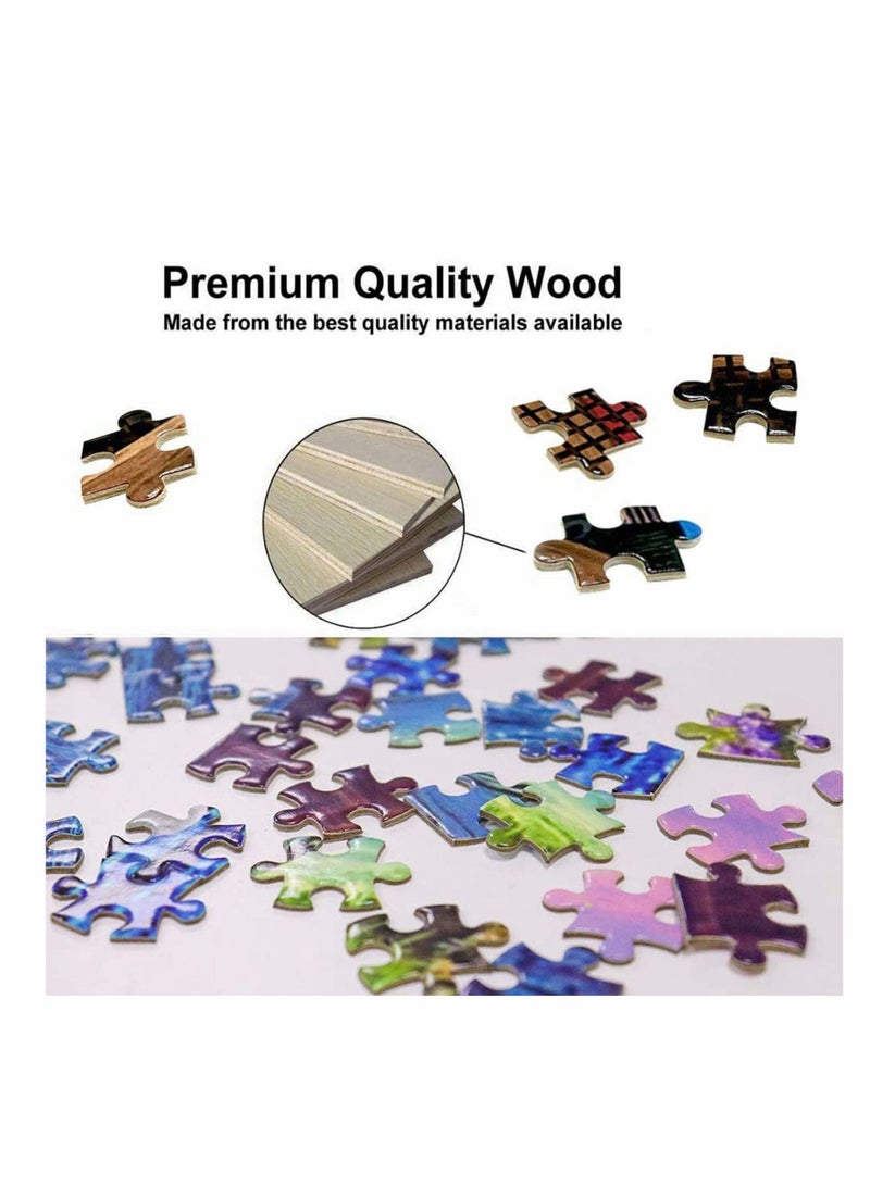 Y&D Jigsaw Puzzle for Adults Kids, Romantic town 1000 Pieces, Upgraded Version of Thick Paper, Entertainment Toys Adult, Special Graduation or Birthday-holiday Gift, Home Décor  - Image 5