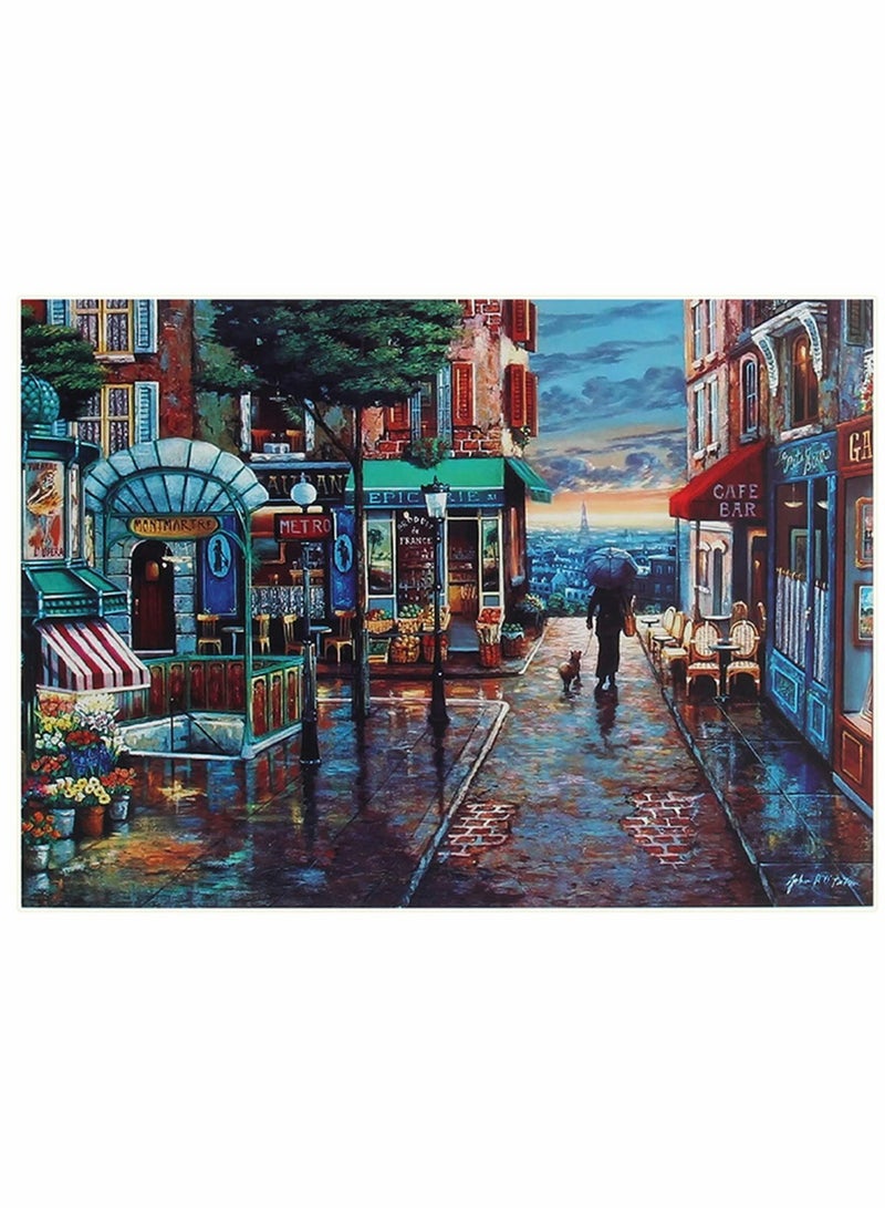 Y&D Jigsaw Puzzle for Adults Kids, Romantic town 1000 Pieces, Upgraded Version of Thick Paper, Entertainment Toys Adult, Special Graduation or Birthday-holiday Gift, Home Décor  - Image 2
