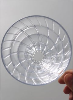 INVEIN V60 Acrylic Coffee Dripper, Size 02 | Ideal for Brewing Coffee, Suitable for 1-4 Cups, Durable and Easy to Clean  - Image 3