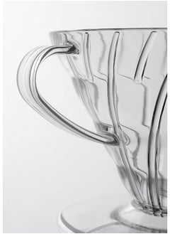 INVEIN V60 Acrylic Coffee Dripper, Size 02 | Ideal for Brewing Coffee, Suitable for 1-4 Cups, Durable and Easy to Clean  - Image 4