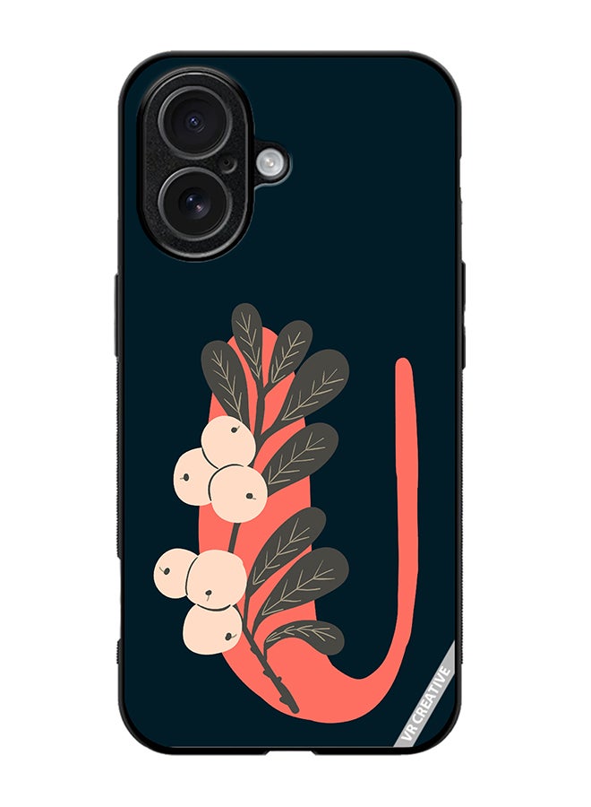Protective Case Cover For Apple iPhone 17 Alphabet U Design Multicolour