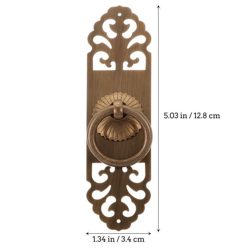 Antique Style Copper Cabinet Door Pull Handle 3.5x13cm Drawer Replacement - Image 3