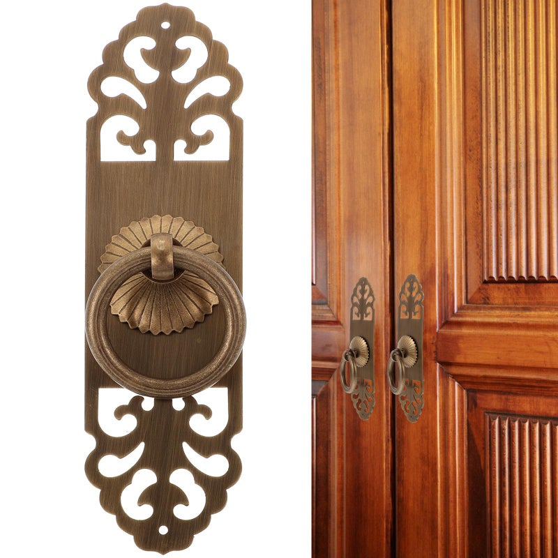 Antique Style Copper Cabinet Door Pull Handle 3.5x13cm Drawer Replacement - Image 5