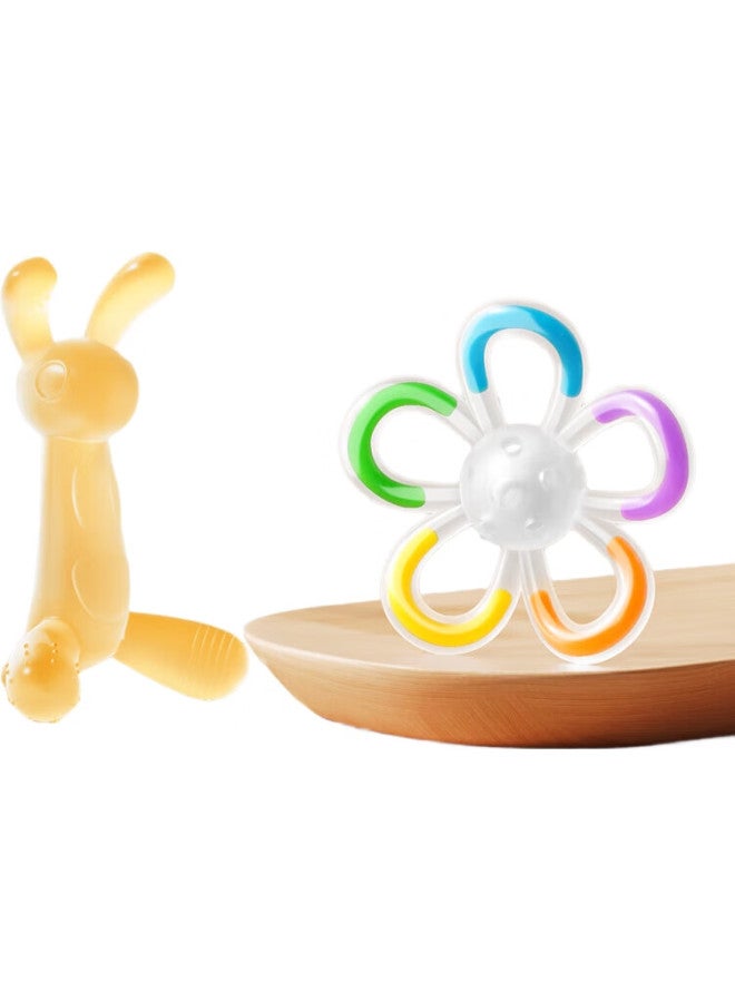 Yeehoo Teether For Newborns, Infant Teether, Oral Stage Teether Toy, Complementary Food - Two-Pack - Image 2