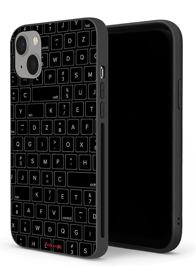 Tolwak حافظة واقية لهاتف آبل آيفون 13 ميني بنمط مفاتيح لوحة مفاتيح عشوائية - Image 1