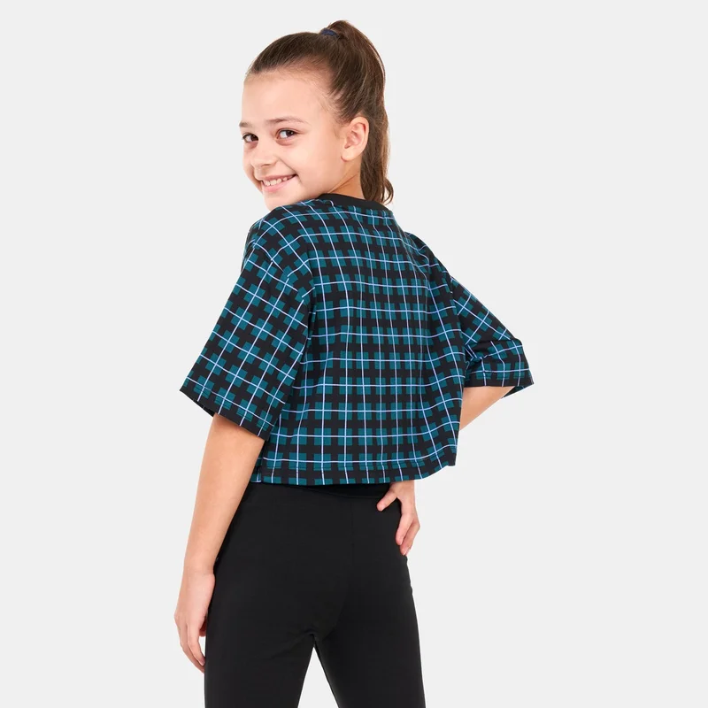 بوما تيشيرت مطبوع بالكامل بتصميم كلاسيك للأطفال بتسعينيات القرن الماضي