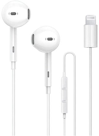 Earphones, Wired iPhone with Apple Specifications Lightning Connector, (Built-in Microphone and Volume Control) Compatible 14/13/12/SE/11/XR/XS/X/8/7 - All iOS Devices, In-Ear White 60 - pzsku/Z1BEB5195ED965D229F2AZ/45/_/1715806479/56015b29-676a-4c8c-889e-ed35cccef45a
