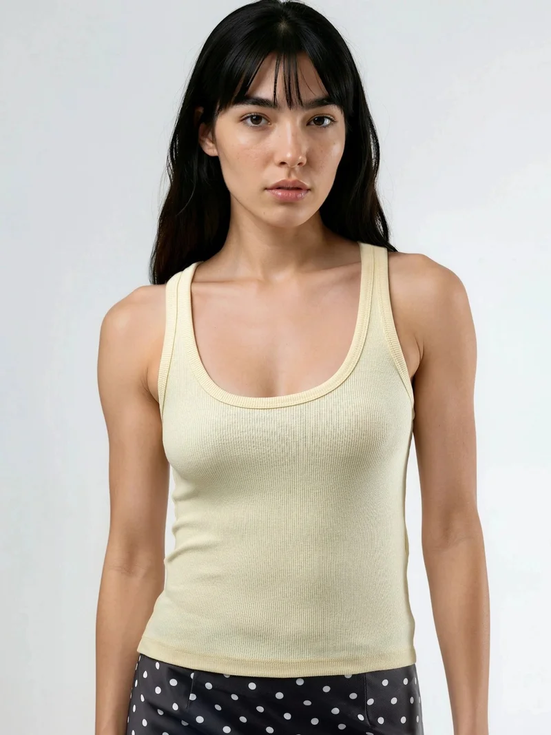 Busem BUSEM Sleeveless U Collar Modal Cotton Tank Top