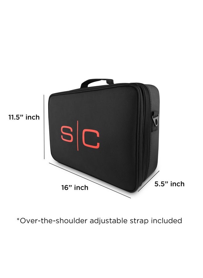 Stylecraft Stylecraft On-The-Go Barber or Stylist Professional Travel Case, Nylon with Multi-Pockets and Compartments  - Image 3