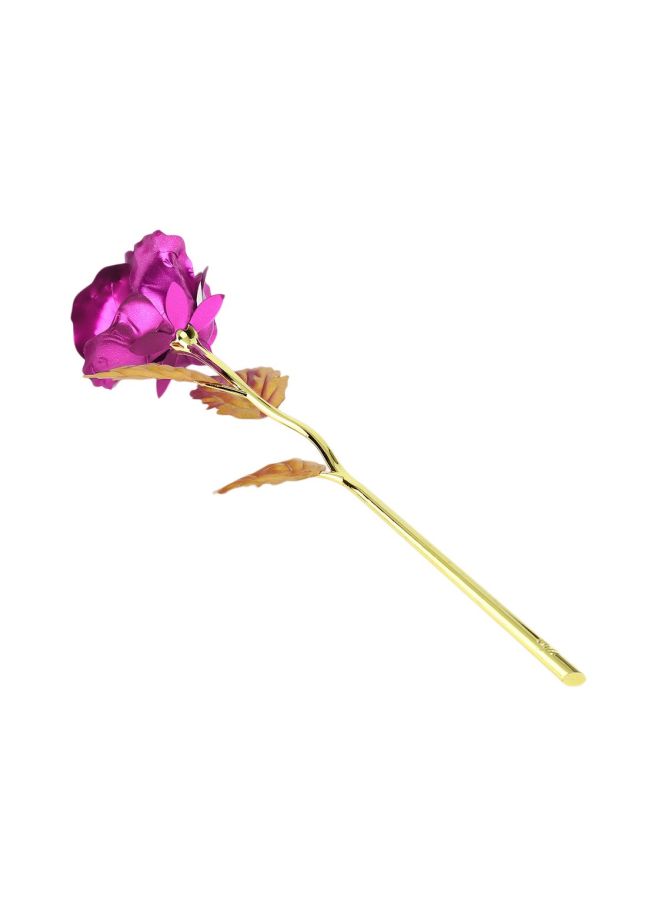 NIBEMINENT Decorative Rose Flower Red/Gold 25.5x9x5.5centimeter - Image 4