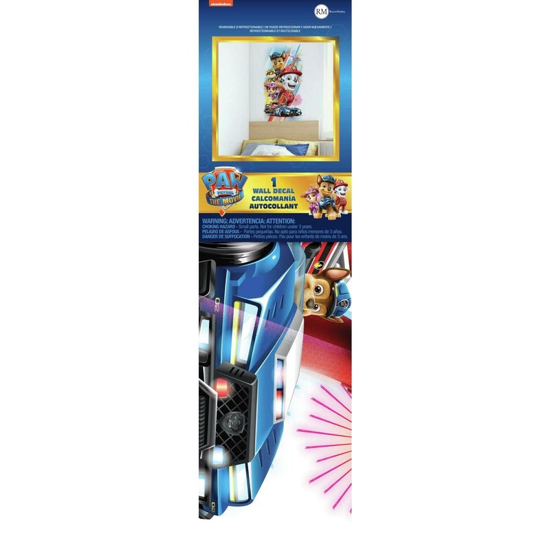 RoomMates RMK4846GM Paw Patrol Movie Peel and Stick Giant Wall Decals - Image 5