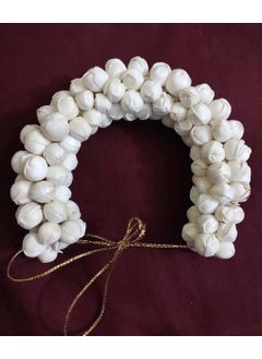 PSYCHFLORE Pack of 1 Charming Elegant White Artificial Gajra Party Wedding Haldi 
