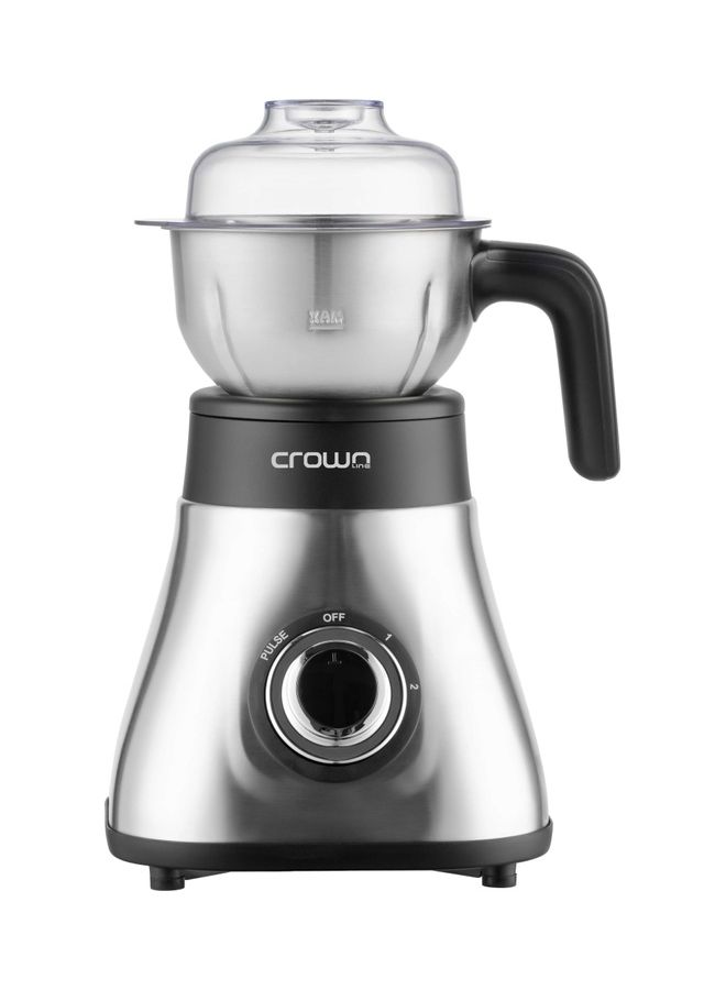 كراون لاين طقم خلاط 3 في 1 من الاستانلس ستيل 600 W BL-295 أسود/ فضي - Image 4
