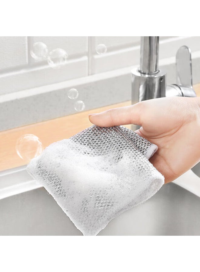 Sodolike Kitchen Cleaning Cloth, 10-pack, Thick Double-sided Dishwashing Cloth, Multi-functional Scouring Pad - Image 3