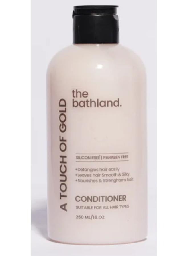Unisex touch of gold Silicon Free Conditioner For All Hair Types - 500ml