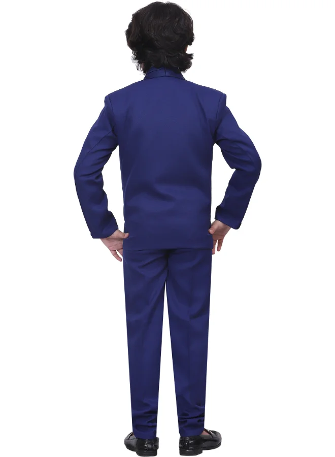 BT DEZINES Royal Blue 5-Piece Suit Set for Boys