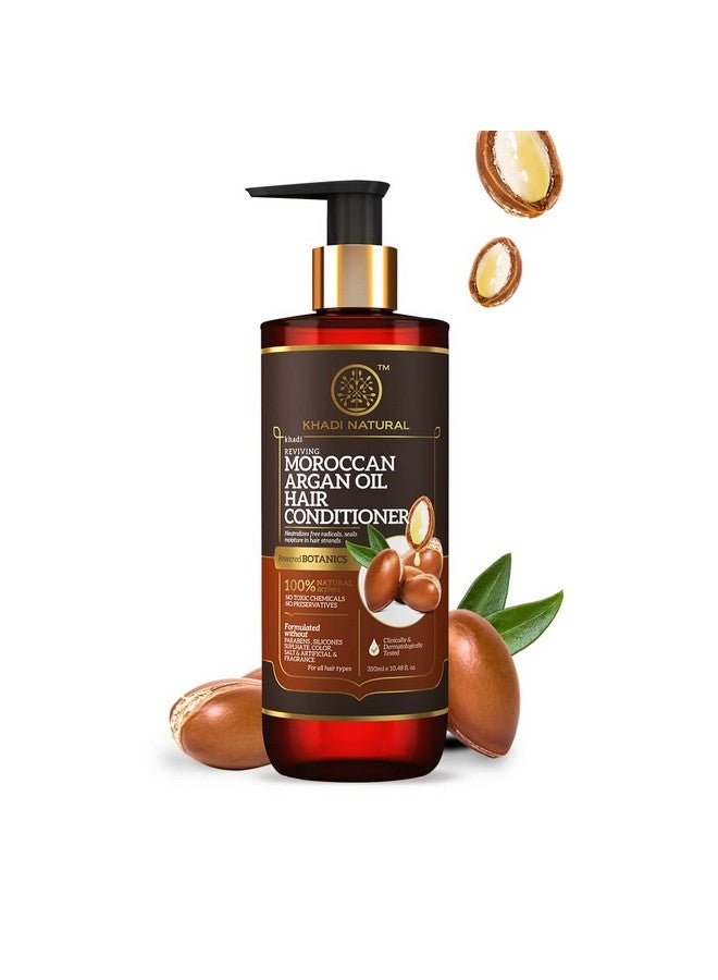Khadi Natural Powered Botanics Moroccan Argan Oil Hair Conditioner|Superior Hair Care| Naturally Shiny Hair| Suitable For All Hair Types| 310 Ml - Image 1