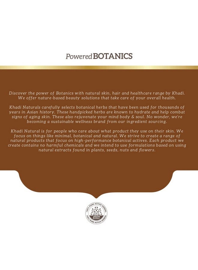 Khadi Natural Powered Botanics Moroccan Argan Oil Hair Conditioner|Superior Hair Care| Naturally Shiny Hair| Suitable For All Hair Types| 310 Ml - Image 3