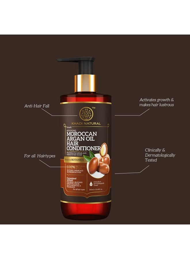 Khadi Natural Powered Botanics Moroccan Argan Oil Hair Conditioner|Superior Hair Care| Naturally Shiny Hair| Suitable For All Hair Types| 310 Ml - Image 5
