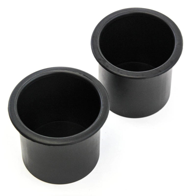 Red Hound Auto 2 Cup Holders Plastic Recessed Insert for Boat RV Car Truck Sofa Game Table and More - Image 1