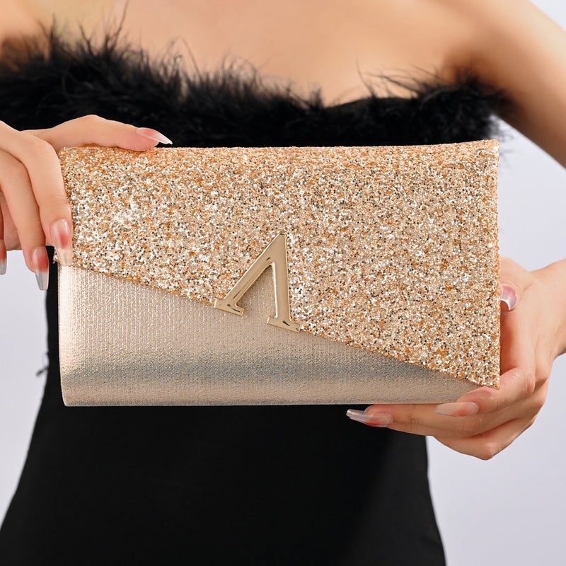 Dinner Bag Shiny Rhinestone Clutch Bag Wedding Bridesmaid Bag Party Bag Gift Bag Shoulder Crossbody Bag - Image 3