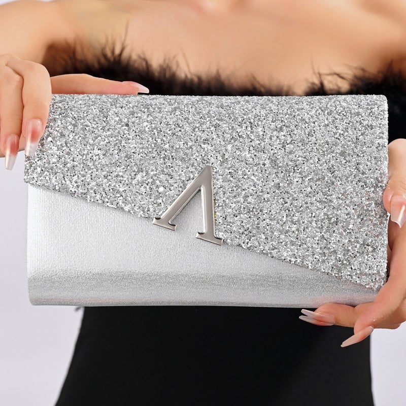 Dinner Bag Shiny Rhinestone Clutch Bag Wedding Bridesmaid Bag Party Bag Gift Bag Shoulder Crossbody Bag - Image 4