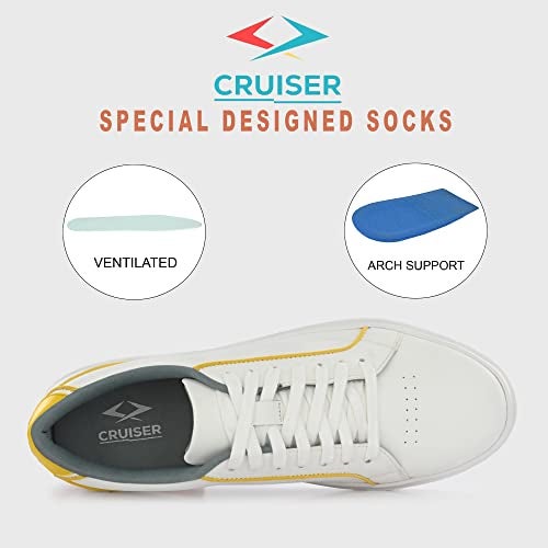 Cruiser Men's Volvo White 1 Sneakers_8 UK (2523-5) - Image 4