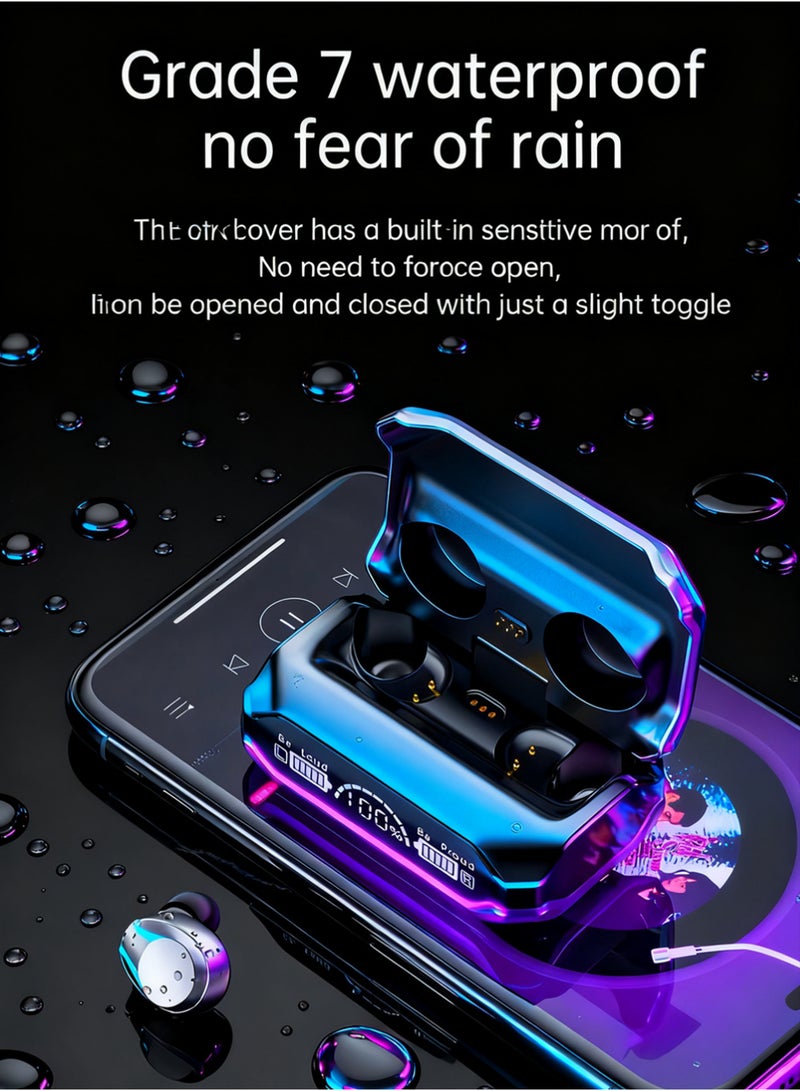 X-level Wireless Earbuds, Noise Earphones, Bluetooth Headphones Adaptive Cancelling To Ears And Environment, Hi-Res Sound, 40H Battery, Bluetooth 5.3, With Charging Case Compatible iPhone 17 Pro Max, Samsung Galaxy S25 Edge and Other Phones (Sliver) - Image 5