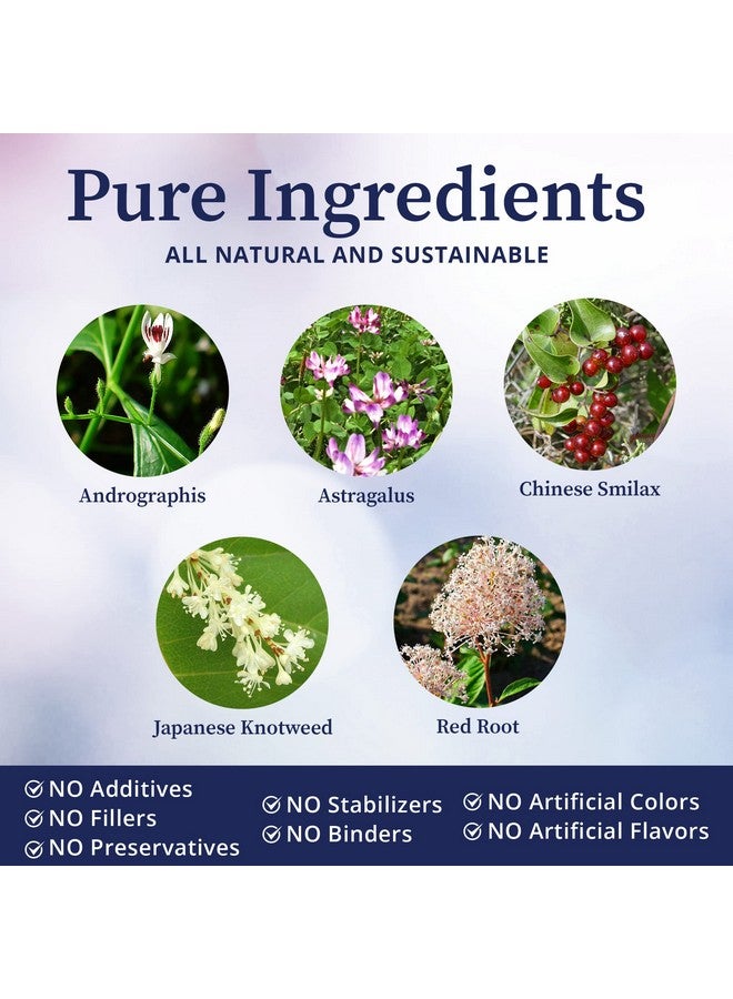 BioPure Quintessence - Botanical Tincture of 5 Herbal Extracts, Including Astragalus & Japanese Knotweed to Support Immune, Lymphatic Circulation, Gut, Liver & Whole-Body Wellness - 4 fl oz - Image 3