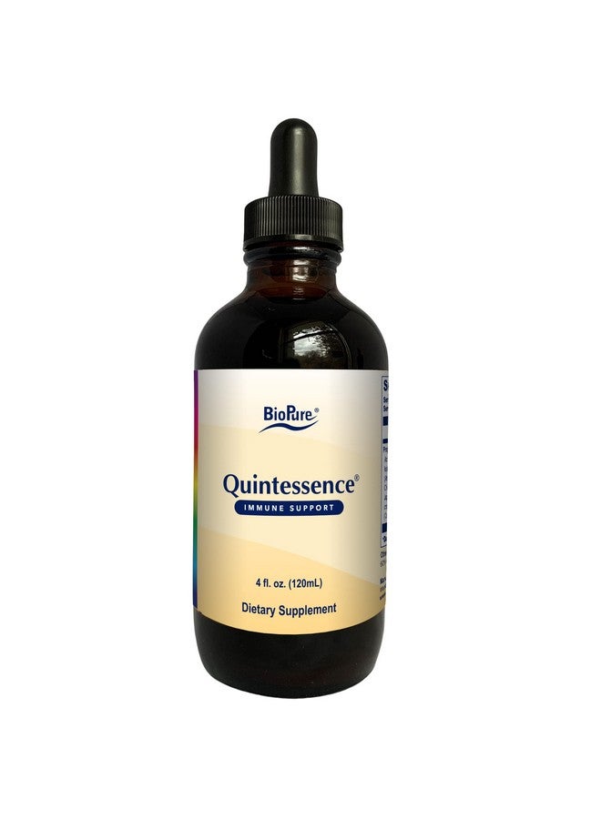 BioPure Quintessence - Botanical Tincture of 5 Herbal Extracts, Including Astragalus & Japanese Knotweed to Support Immune, Lymphatic Circulation, Gut, Liver & Whole-Body Wellness - 4 fl oz - Image 1