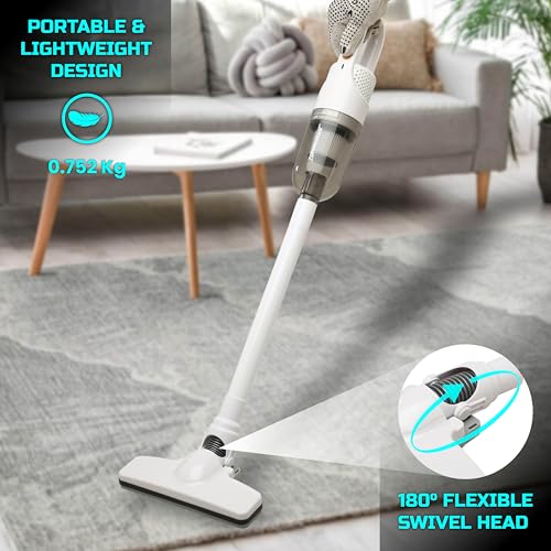 Tomahawk® TCV-360 Vacuum Cleaner, Cordless Wet and Dry | 300W Portable Vacuum with HEPA Filter | 0.5 Litre Capacity | Super Suction Power & Low Noise | Ideal for Car, Sofa, Carpet Cleaning - Image 4
