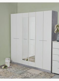 Patara 6-Door Wardrobe With Mirror 58x216x271.6 cm - pzsku/Z1BEC0E87407EE300F9D1Z/45/_/1686747489/2d9452ab-9fd4-4232-8d48-1b5f52a7b43e