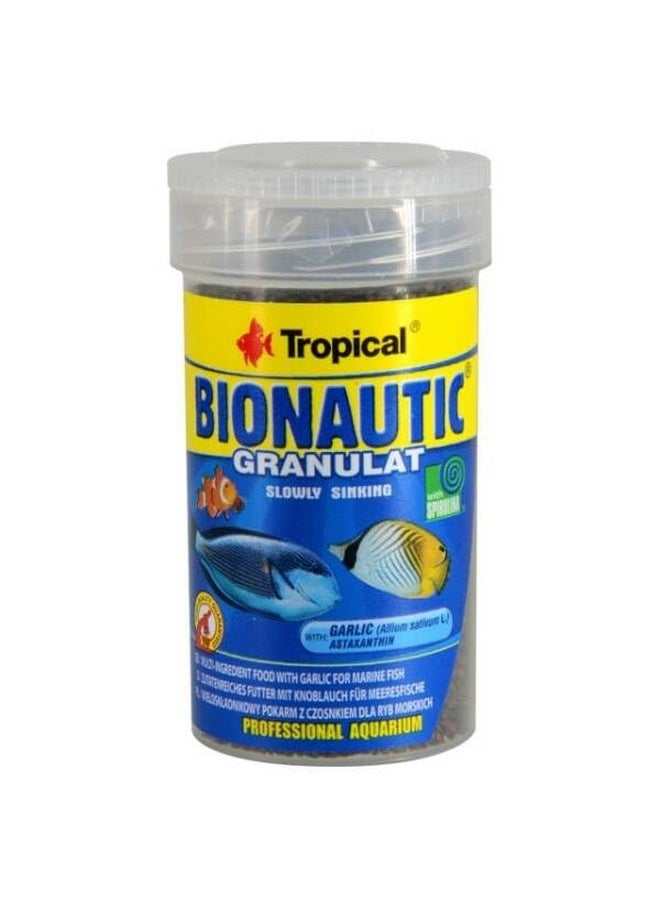 Tropical Bionautic Granulat With Garlic Slowly Sinking Marine Fish Food 100Ml (Item Code- 61153)  - Image 1