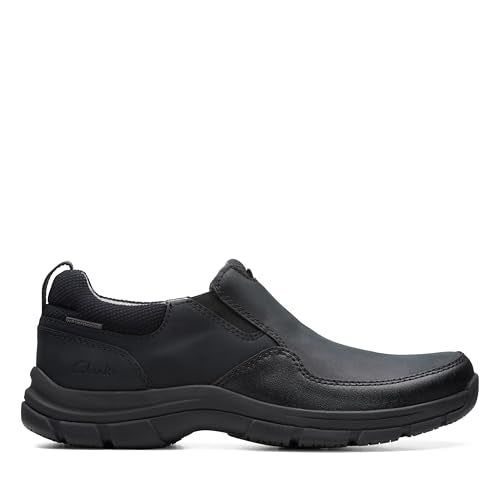 clarks حذاء كلاركس للرجال وولباث ستيب لوفر، جلد أسود، 7.5 - Image 2