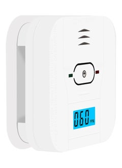 SYOSI Combination and Carbon Monoxide Alarm Detector, 3 in1 Temperature 85 dB High Decibel Battery Operated with LCD Display  - Image 1