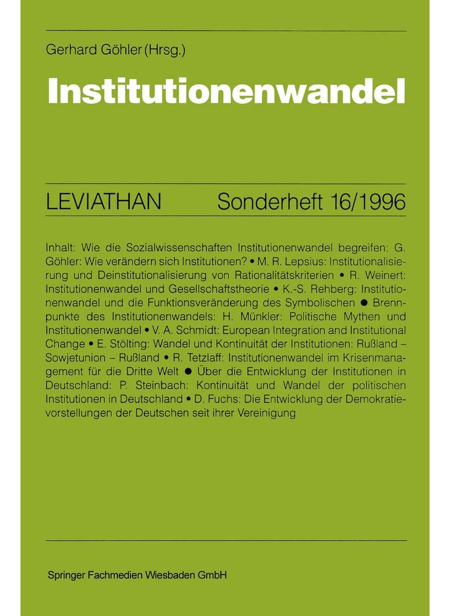 Institutionenwandel 