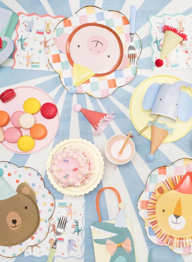 ميري ميري أطباق بتصميم استعراض الحيوانات - Image 1